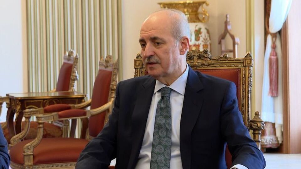 TBMM Başkanı Kurtulmuş, Raev'i kabul etti
