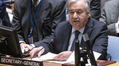 Guterres ilk kez yetkisini kullandı