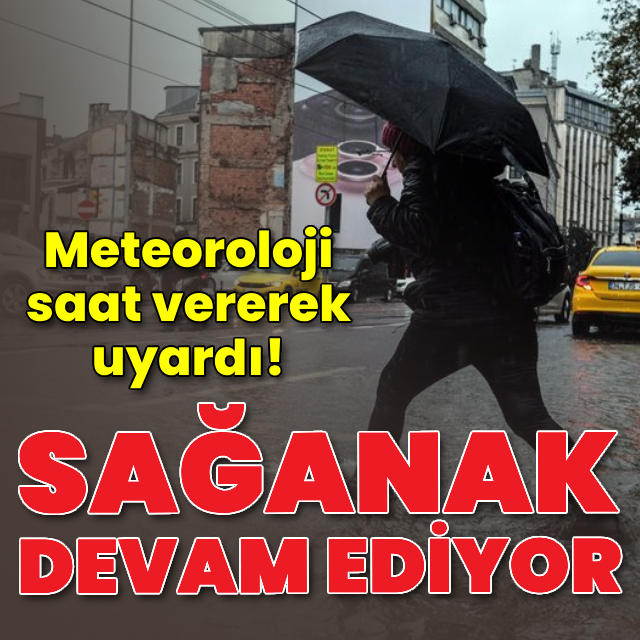 Bu iller için yağmur uyarısı
