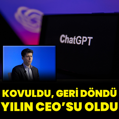 Kovuldu, geri döndü yılın CEO'su oldu