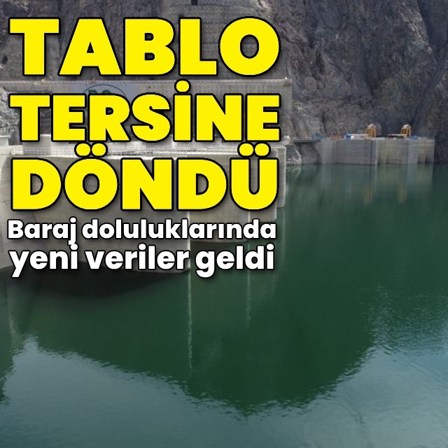 Dünkü yağışın ardından baraj doluluk oranı ne oldu?