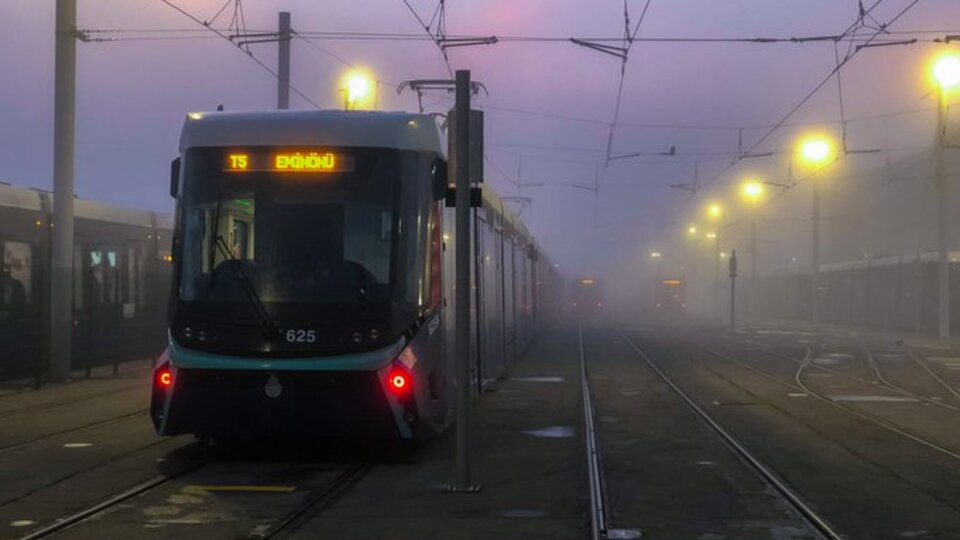 Eminönü-Alibeyköy tramvay hattında arıza