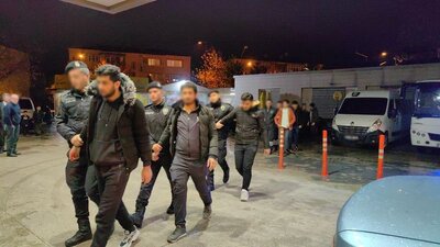 İnegöl'de 23 kaçak göçmen yakalandı