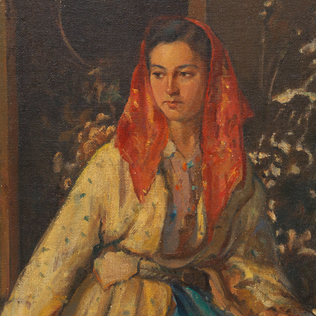 Resim Heykel Müzesi'nde 'Mavi Şalvarlı Kız' dile geliyor