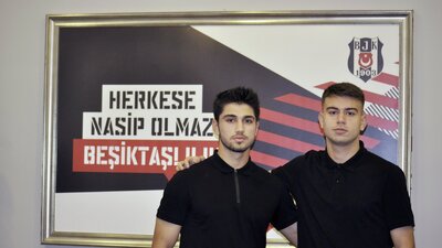 Beşiktaş'ta iki genç profesyonel oldu