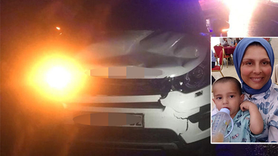 2 yaşındaki Anıl annesinin kucağındaydı! Yaya geçidinde büyük acı!