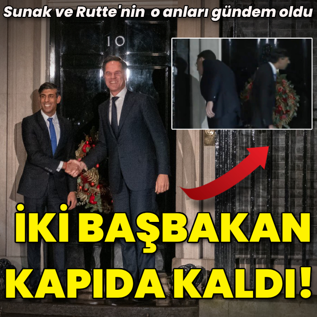 O anlar gündem oldu: İki başbakan kapıda kaldı