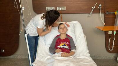 Romanya'da doktorlar cesaret edemedi! Minik Mateo tümörden burada kurtuldu