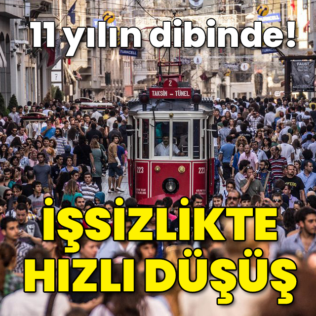 İşsizlikte hızlı düşüş