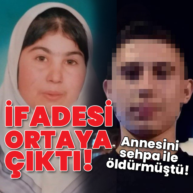 Anne katili: Cini sehpa ile vurarak çıkardım