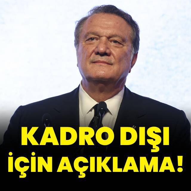 Arat'tan kadro dışı oyuncular için açıklama