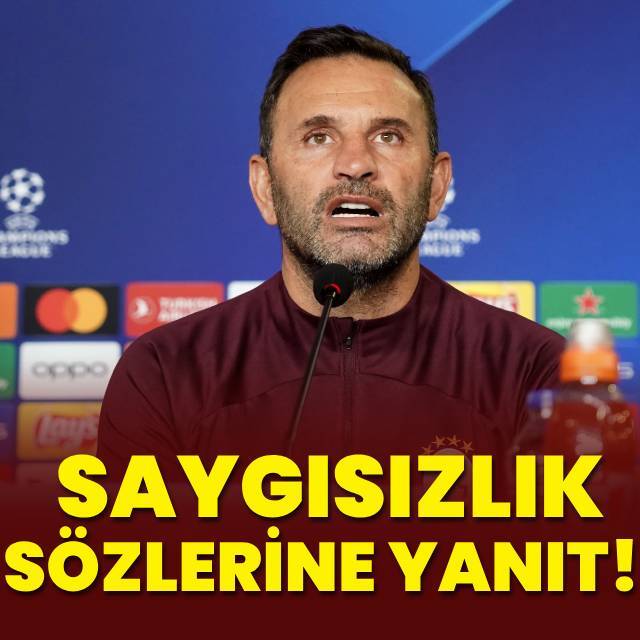 Okan Buruk'tan saygısızlık sözlerine cevap!