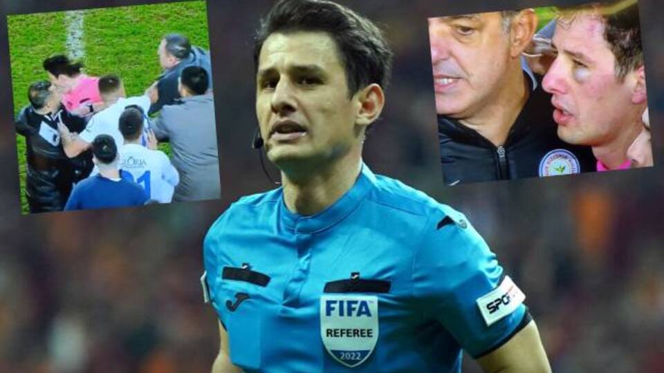 Başkandan hakeme saldırı!