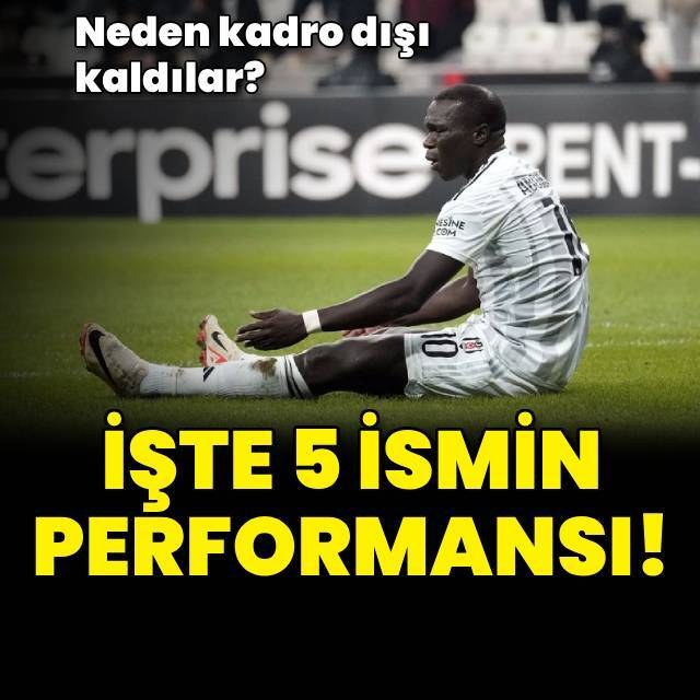 İşte o performanslar!