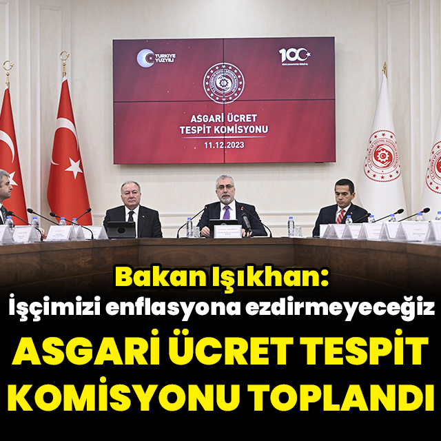 Asgari ücret görüşmeleri başladı