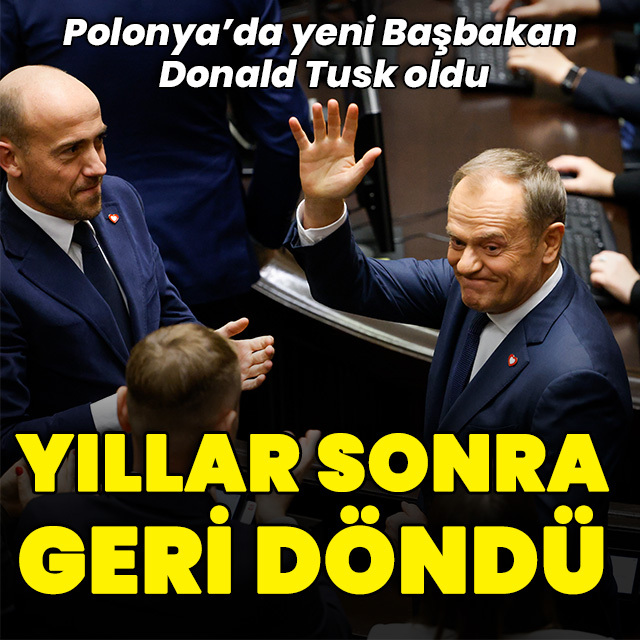 Polonya'da yeni başbakan Tusk oldu