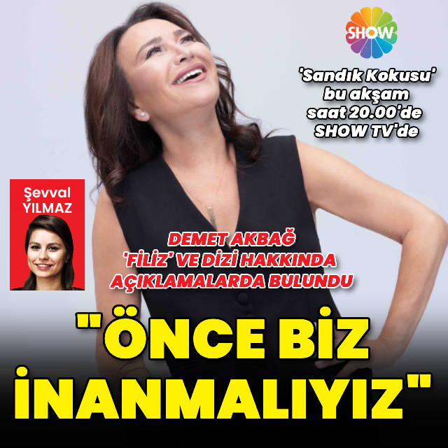 "Önce biz inanmalıyız"