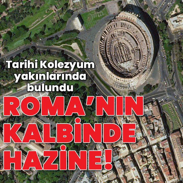 "Roma'nın kalbinde hazine"
