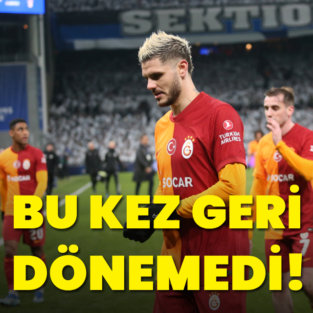 Bu kez geri dönemedi!