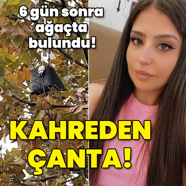 6 gün sonra ağaçta bulundu! Kahreden çanta!