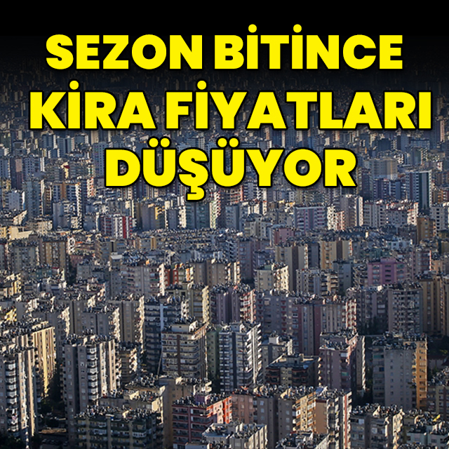 Kira fiyatları 5 aydır düşüyor