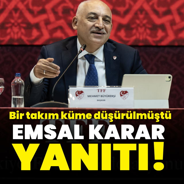Bir takım küme düşürülmüştü! Gözler PFDK'da