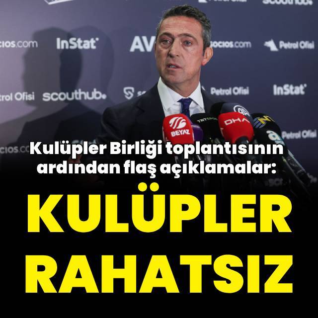 Ali Koç'tan flaş açıklamalar!