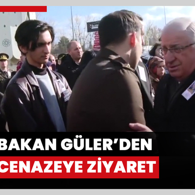 Bakan Güler, şehit Piyade Teğmen Eril Alperen Emir’in cenaze törenine katıldı