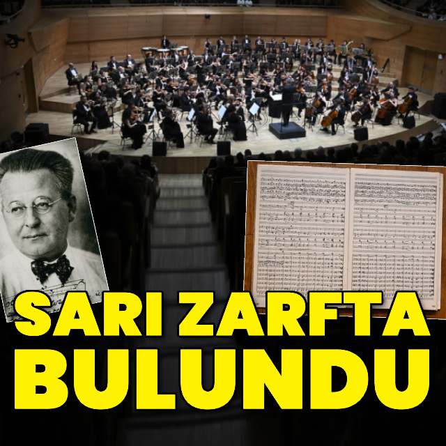 Sarı zarfta bulundu