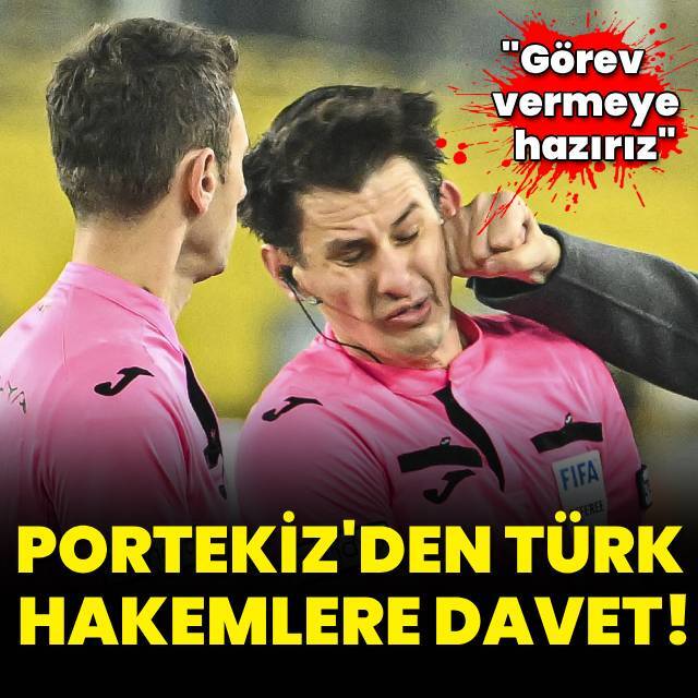 Portekiz'den Türk hakemlere davet