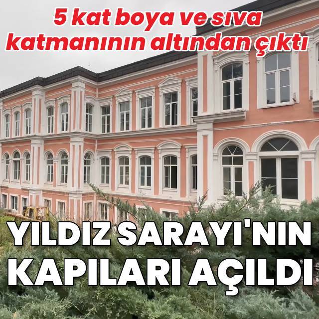 5 kat boya ve sıva katmanının altından çıktı