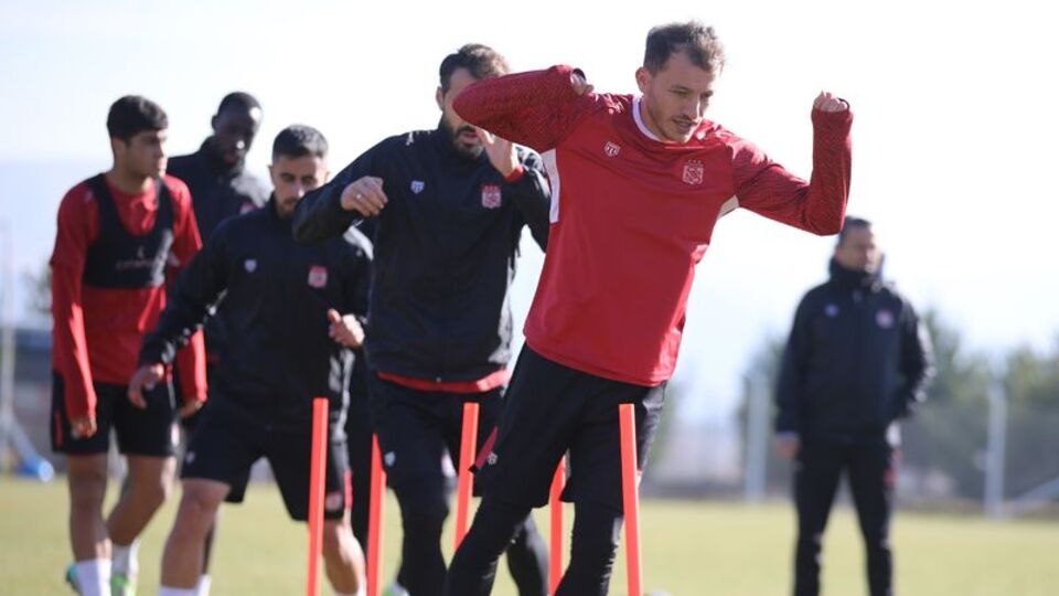 Sivas'ta Başakşehir maçı hazırlığı