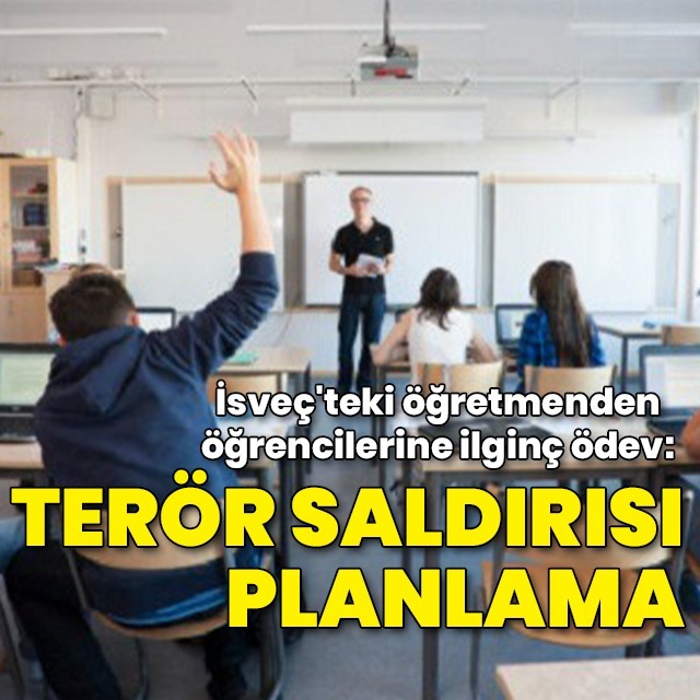 İsveç'deki öğretmene uzaklaştırma