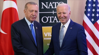 Cumhurbaşkanı Erdoğan, Biden ile görüştü