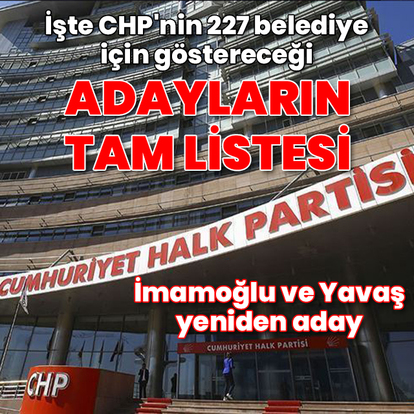 CHP'de İmamoğlu ve Yavaş yeniden aday