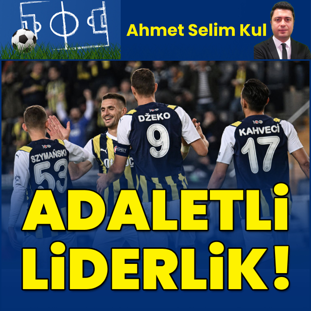 "Adaletli liderlik!"