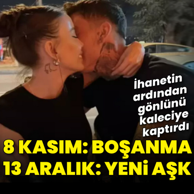 İhanetin ardından kaleciye âşık oldu
