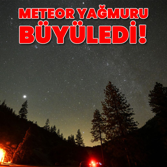 Geminid meteor yağmuru büyüledi