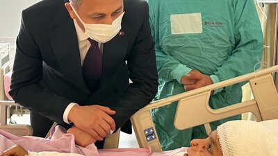 Yerlikaya'dan Tunahan'a ziyaret