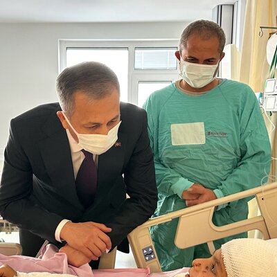 Yerlikaya'dan Tunahan'a ziyaret