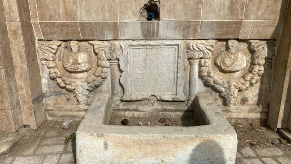 Çeşme olarak kullanılıyordu...