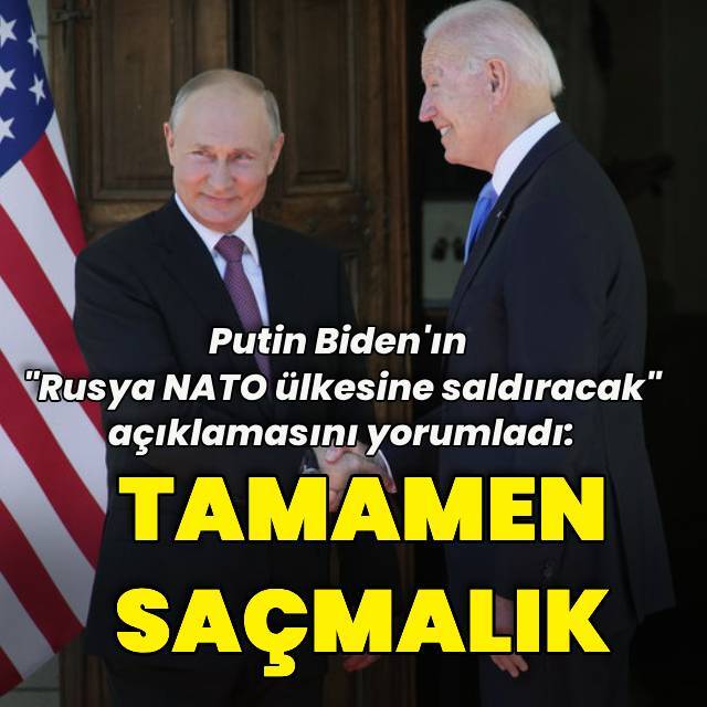 Putin Biden'ın sözlerini yorumladı: Saçmalık