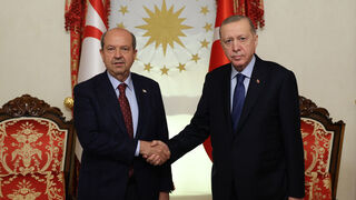  Erdoğan, KKTC Cumhurbaşkanı Tatar ile görüştü