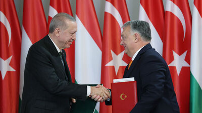 Cumhurbaşkanı Erdoğan Macaristan'da