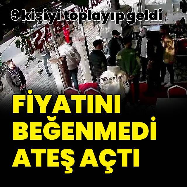 Beyran'ın fiyatını fazla buldu, dükkana ateş açtı