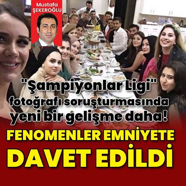 Fenomenler emniyete davet edildi
