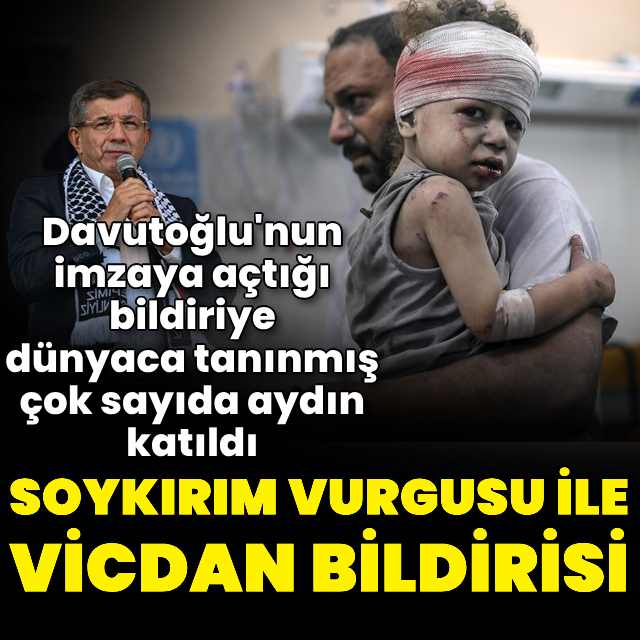 Soykırım vurgulu 'Vicdan Bildirisi'