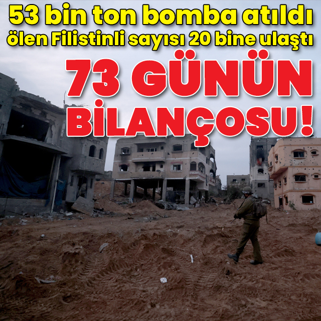 Gazze'de 73 günün bilançosu!