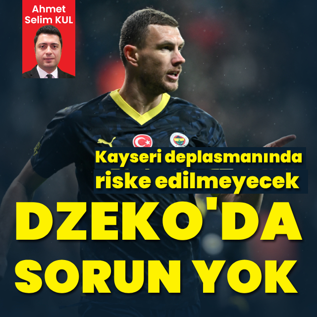Dzeko'da sorun yok