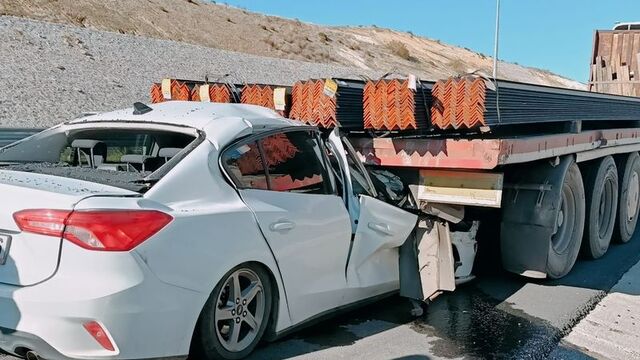 Sürücünün feci sonu!